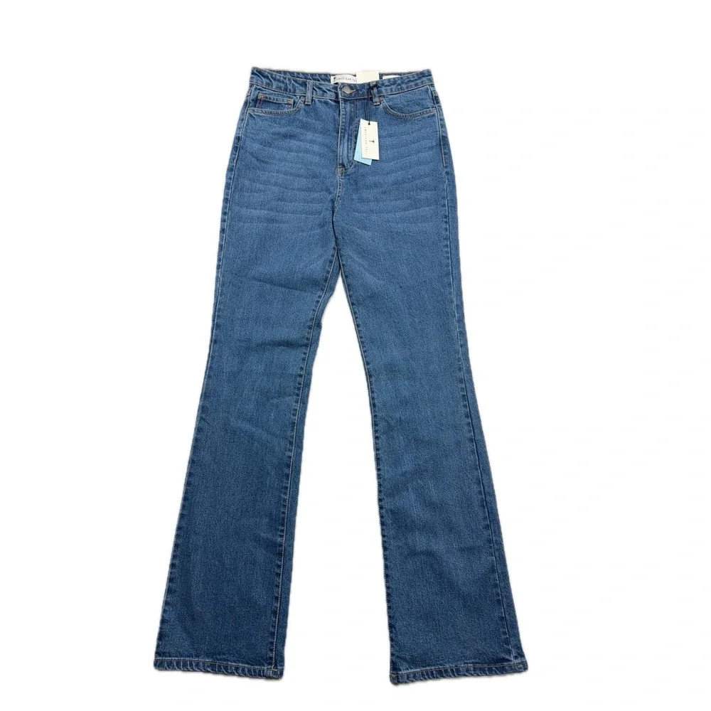 American Tall Jeans Britney High Rise Bootcut Blue Denim Womens 30/35 NWT
